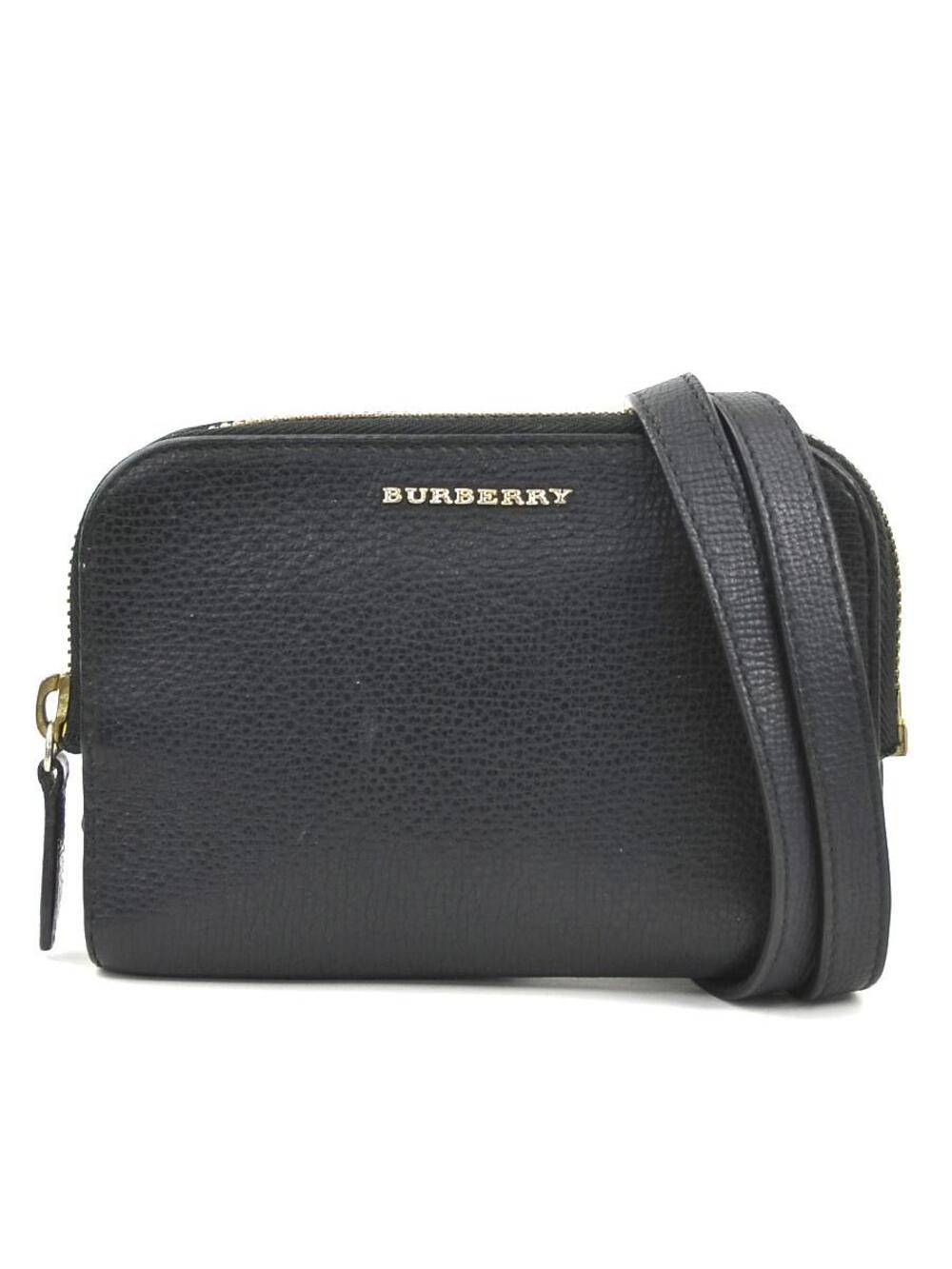 Auth Burberry Shoulder Bag Black #369965B19B